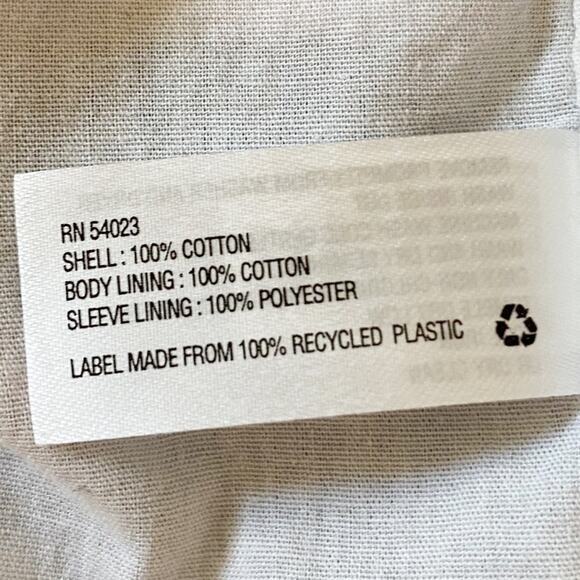 Gap The Academy Blazer Blue Pink White Striped Button up Suit Jacket SZ 4‎ - Picture 9 of 13